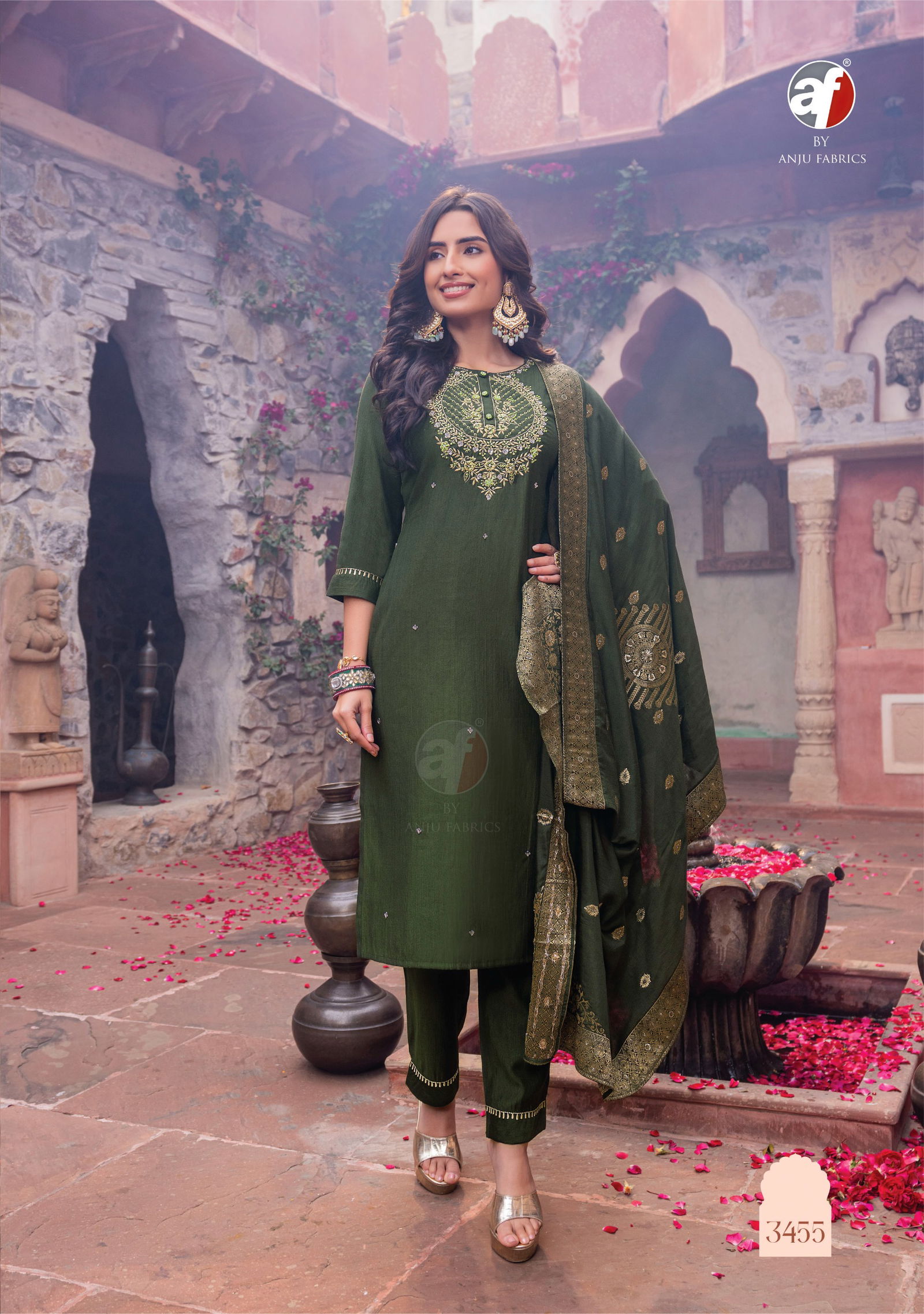 Mayuri Vol 4 By AF Designer Kurti With Bottom Dupatta Wholesale Shop In Surat